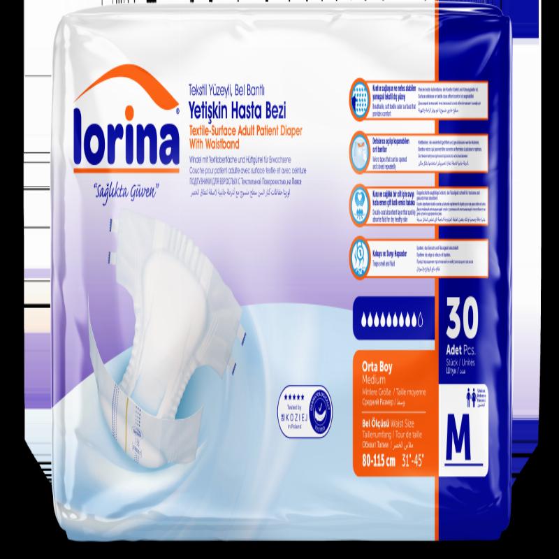 ЛОРІНА підгузники для дорослих M, 30 шт/уп